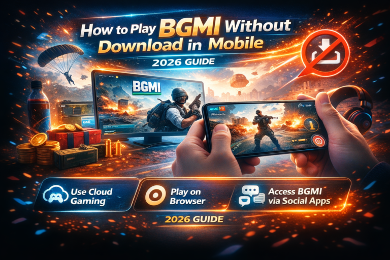 How to Play BGMI Without Download in Mobile